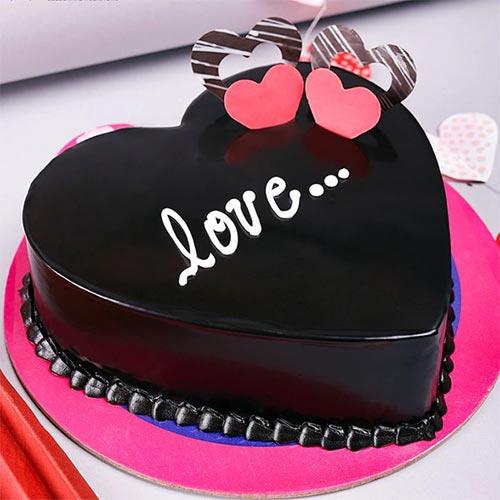 Delicious Chocolate Love Celebration Cake