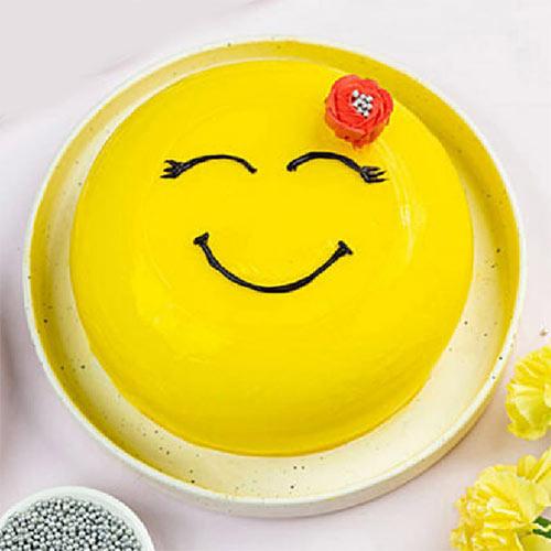 Juicy Pineapple Designer Cream Cake