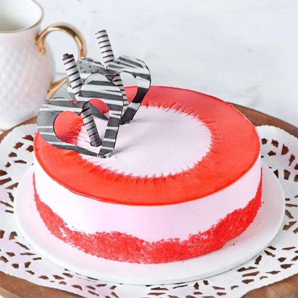 Luxury Strawberry Royale Cake
