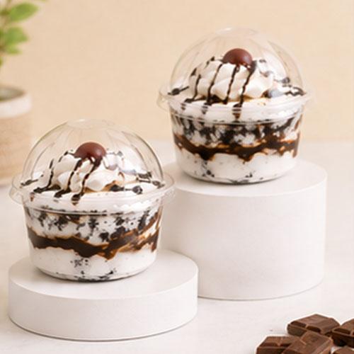 Decadent Choco Dessert Pudding Cup - Cup of 2 - Eggless | Creamingo