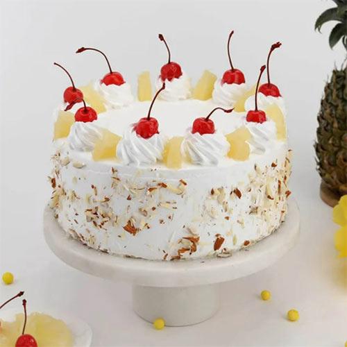 Tropical Pineapple Fresh Cream Cake