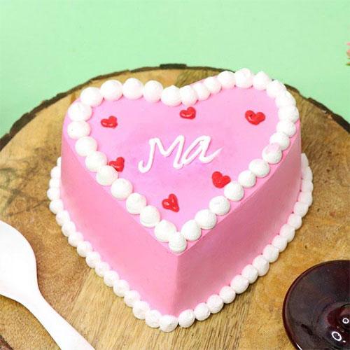 Luxury Strawberry Heart Delight Cake