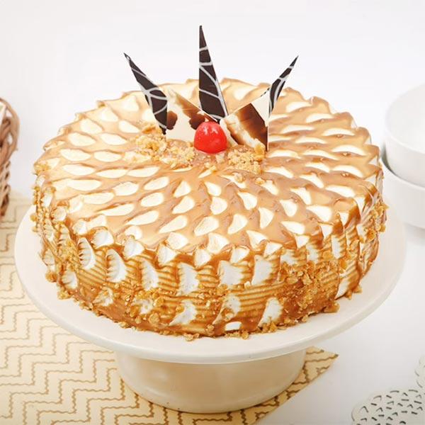 Rich Butterscotch Caramel Delight Cake