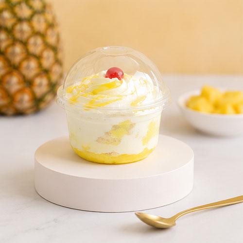Exotic Pineapple Pudding Delight Cup - Cup of 1 - Eggless | Creamingo