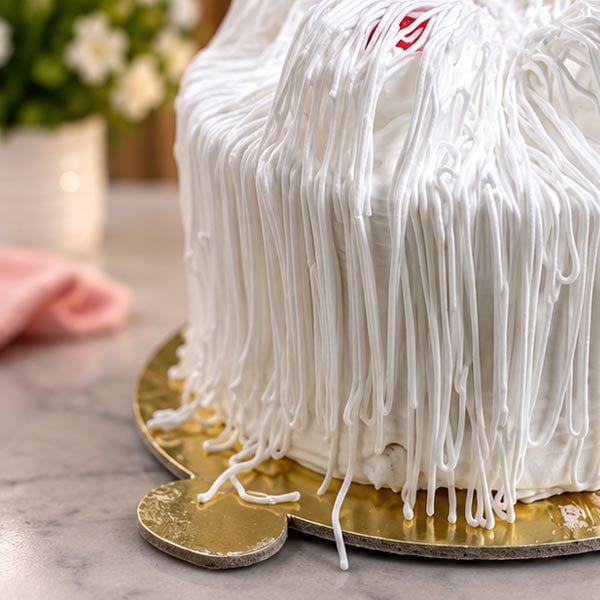 White Forest Cake - Classic White Chocolate & Cherry Cake 3