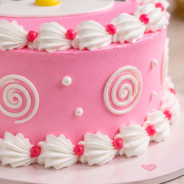 Delightful strawberry flavoured Kids cartoon cake 3