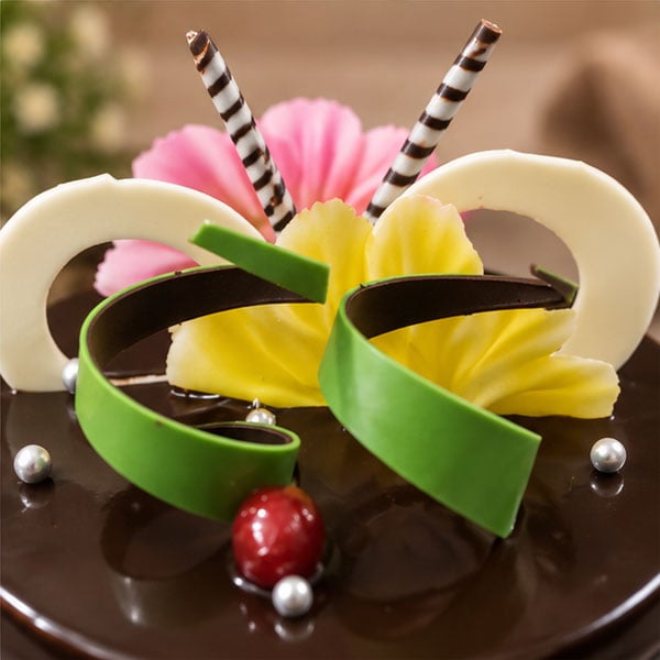 Classic Chocolate Celebration Cake 4