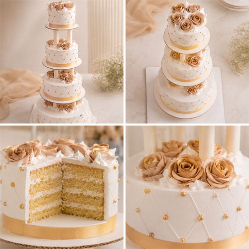 Premium Pineapple Celebration Multi-Tier Cake 5