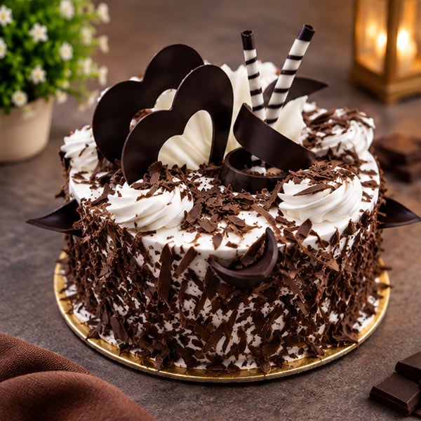 Black Forest Chocolate Cake with Chocolate Shavings 3