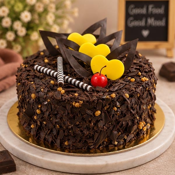 Chocolate Black Forest Celebration Cake 4