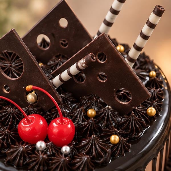 Luscious Chocolate Truffle Cake - Rich & Indulgent 4