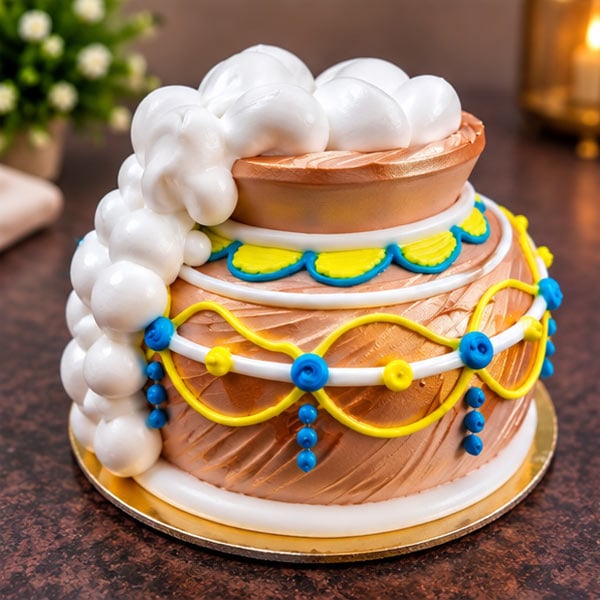 Chocolate Matka - Kids Kanhaiya Birthday Cake 3