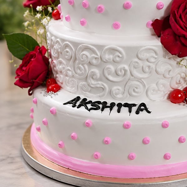 3 Tier Princess Doll Chocolate Cake 3